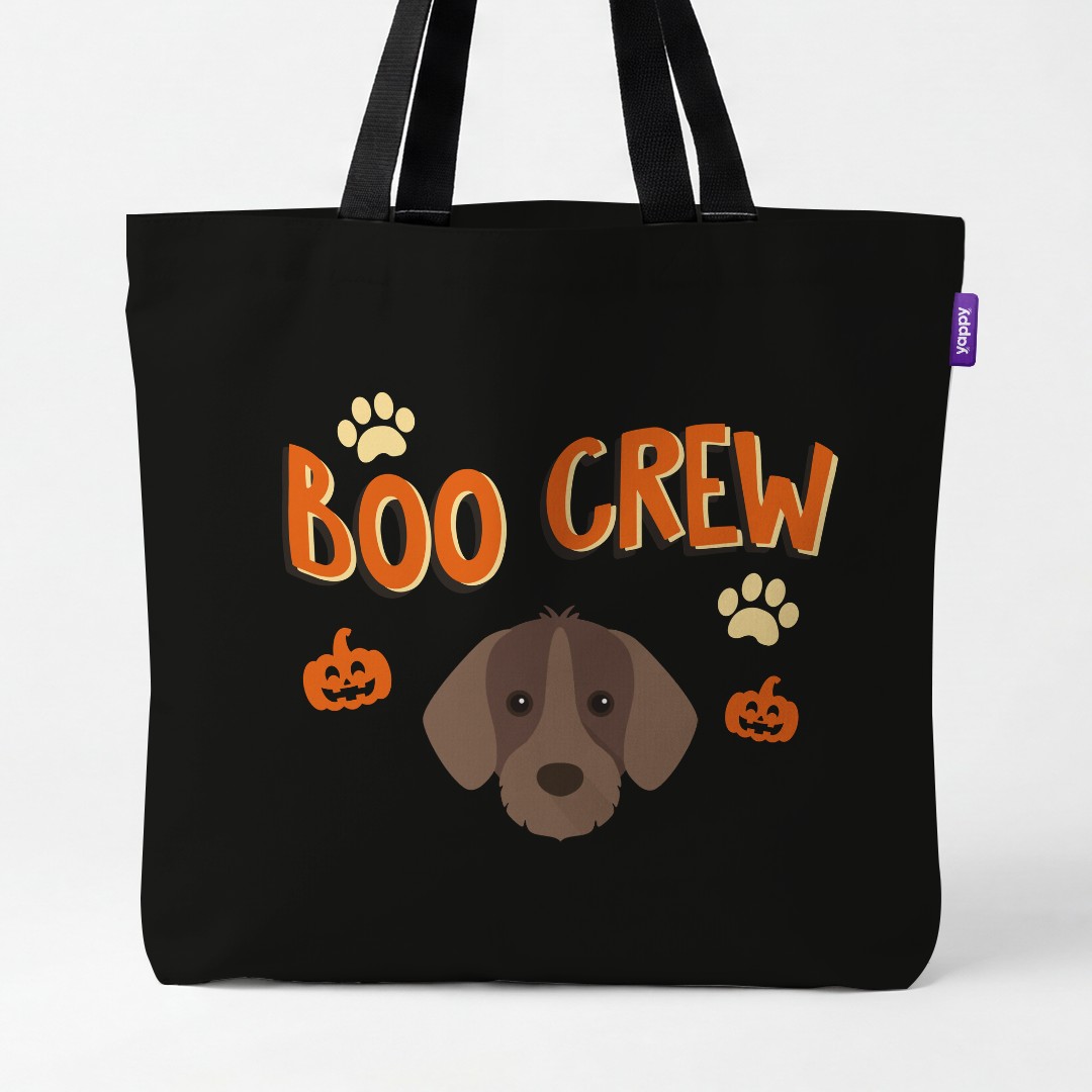 'Boo Crew' - Personalized {breedCommonName} Canvas Bag