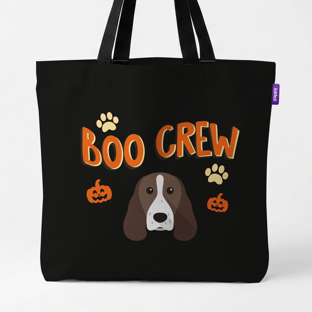 'Boo Crew' - Personalized {breedCommonName} Canvas Bag