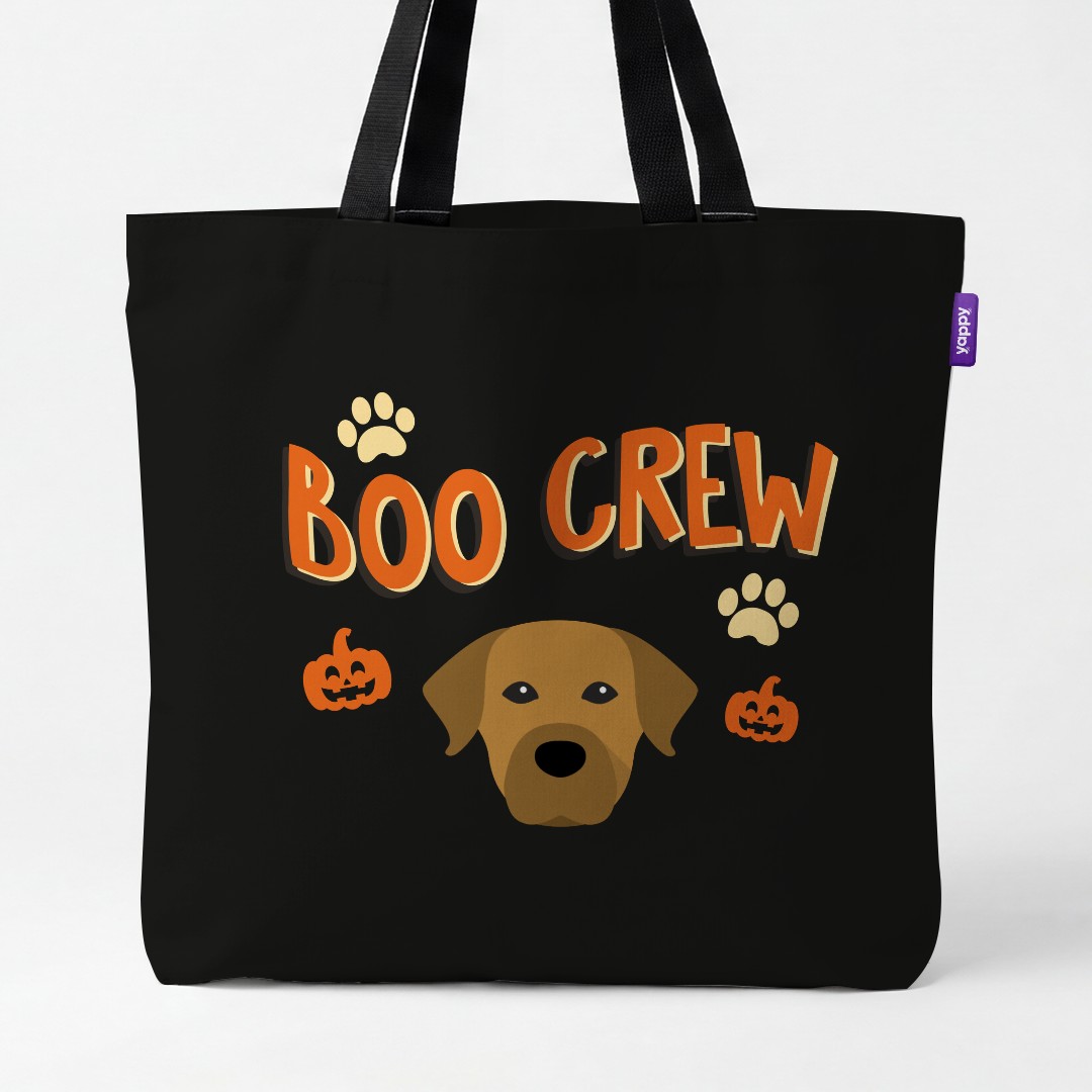 'Boo Crew' - Personalised {breedCommonName} Canvas Bag