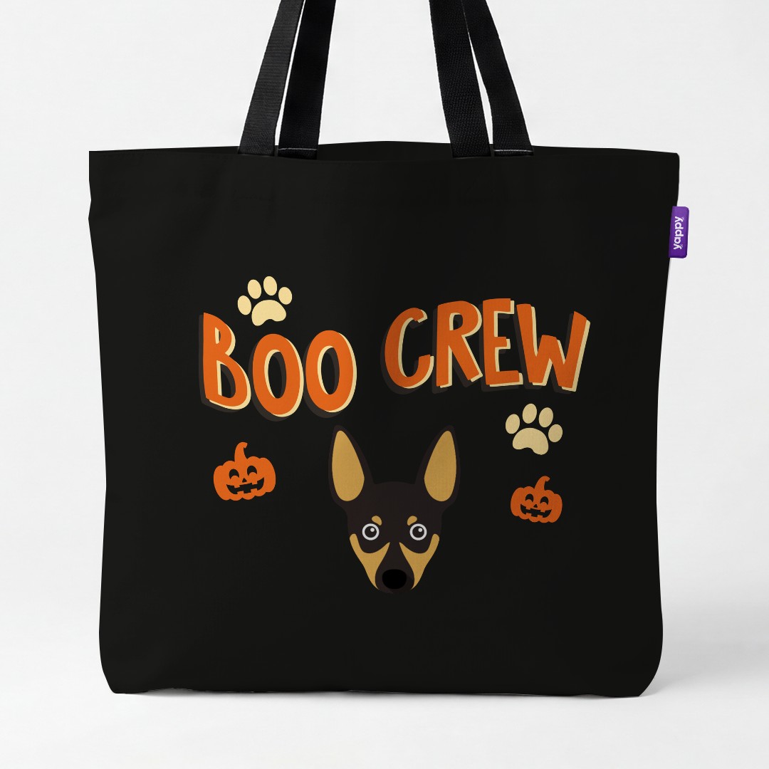 'Boo Crew' - Personalized {breedCommonName} Canvas Bag