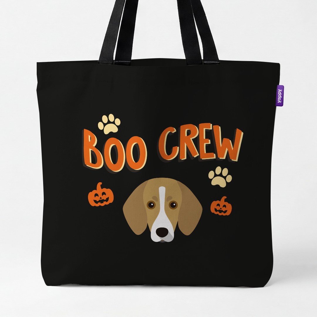 'Boo Crew' - Personalized {breedCommonName} Canvas Bag