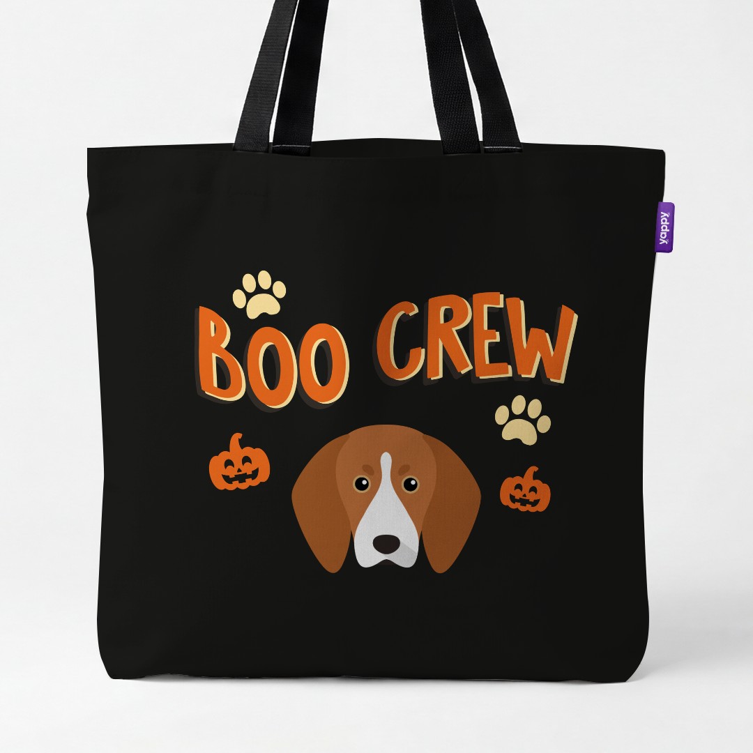 'Boo Crew' - Personalized {breedCommonName} Canvas Bag