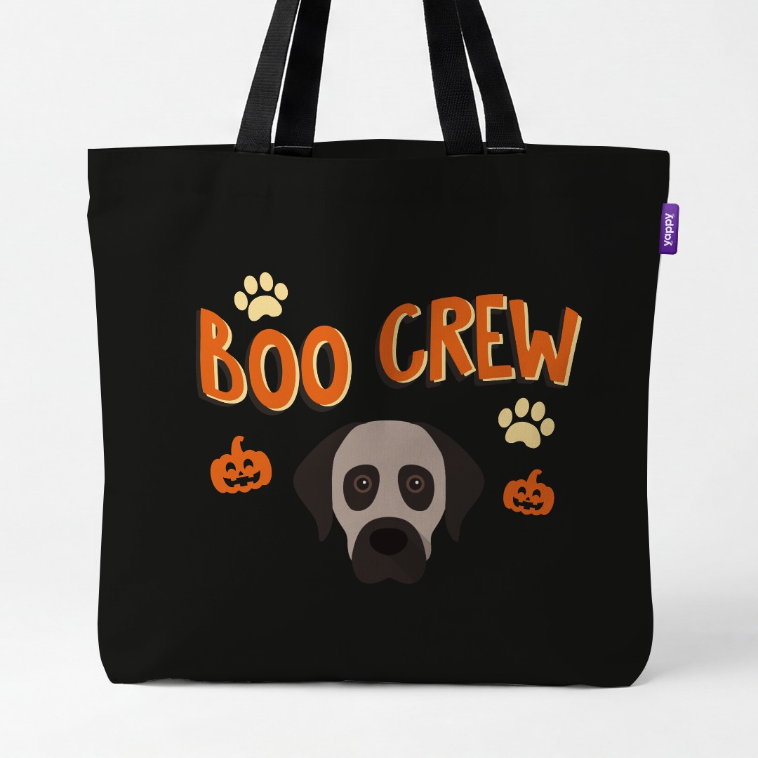 'Boo Crew' - Personalized {breedCommonName} Canvas Bag