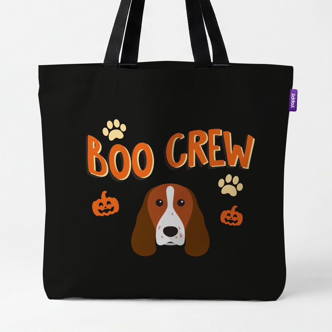 'Boo Crew' - Personalized {breedCommonName} Canvas Bag