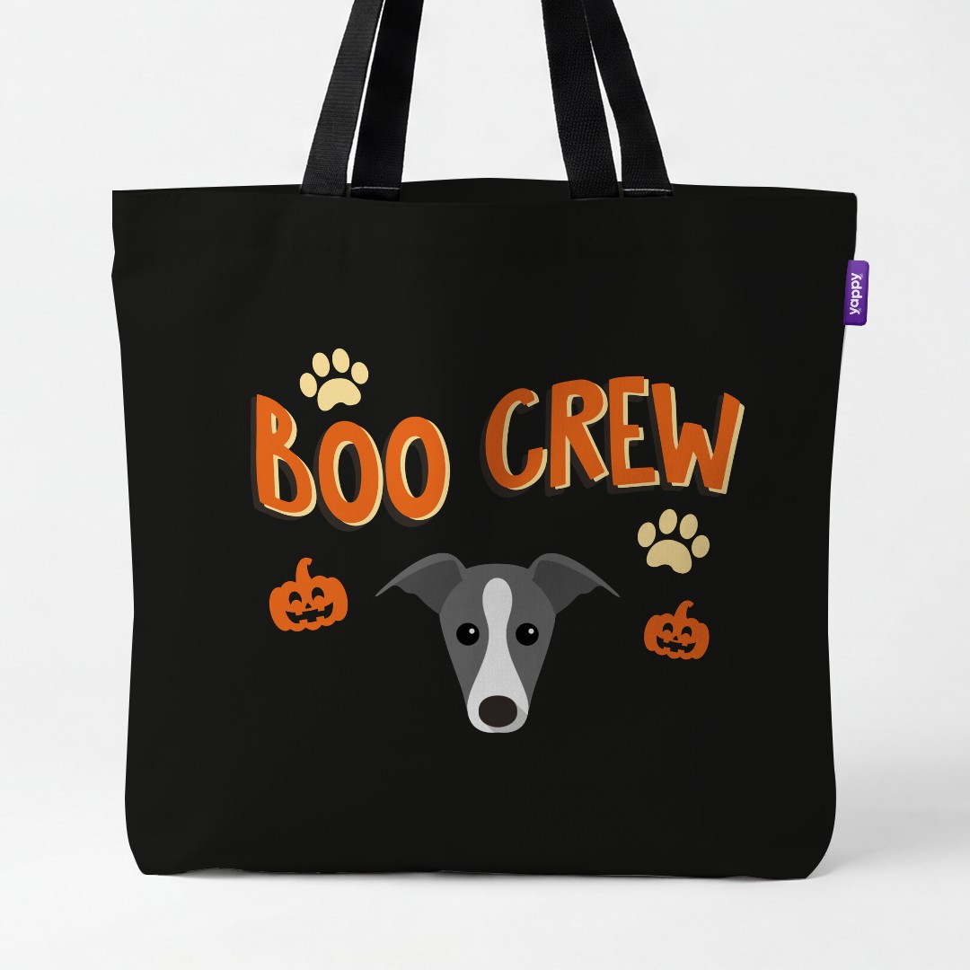 'Boo Crew' - Personalized {breedCommonName} Canvas Bag