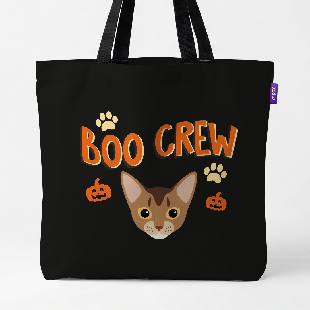 'Boo Crew' - Personalized {breedCommonName} Canvas Bag
