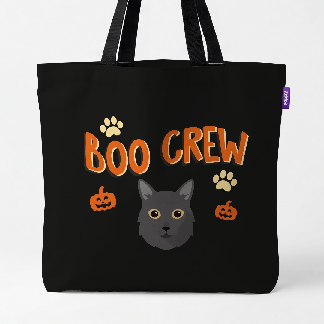 'Boo Crew' - Personalized {breedCommonName} Canvas Bag