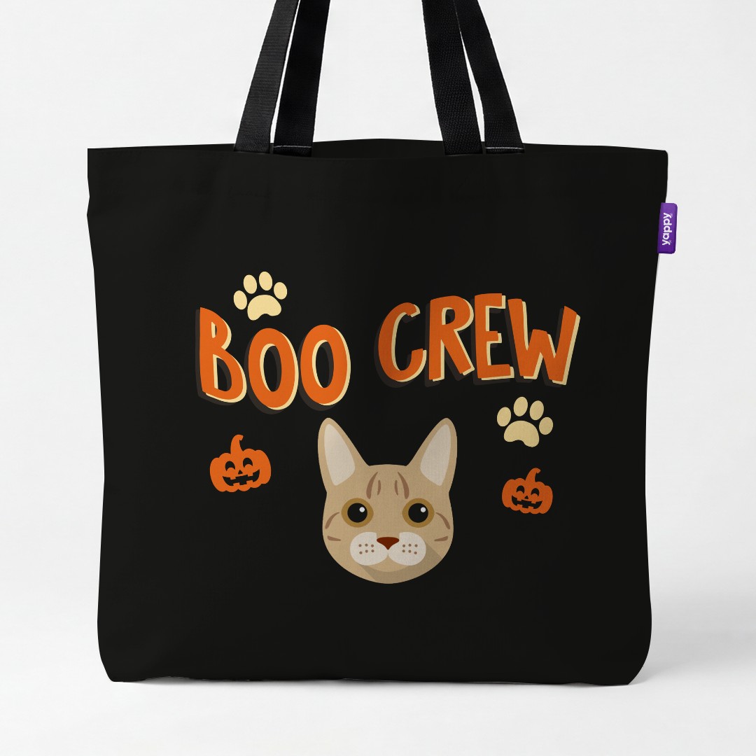 'Boo Crew' - Personalized {breedCommonName} Canvas Bag