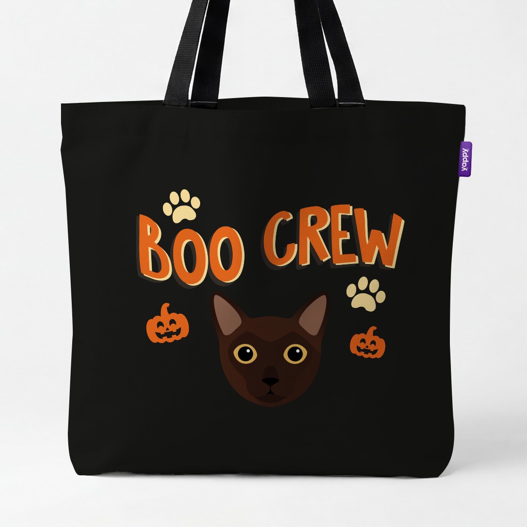 'Boo Crew' - Personalized {breedCommonName} Canvas Bag
