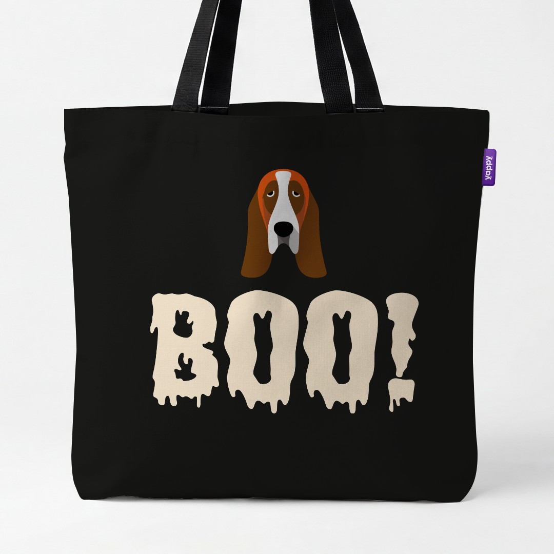 'Boo!' - Personalized {breedCommonName} Canvas Bag