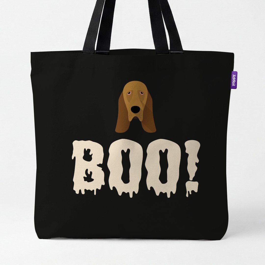 'Boo!' - Personalized {breedCommonName} Canvas Bag