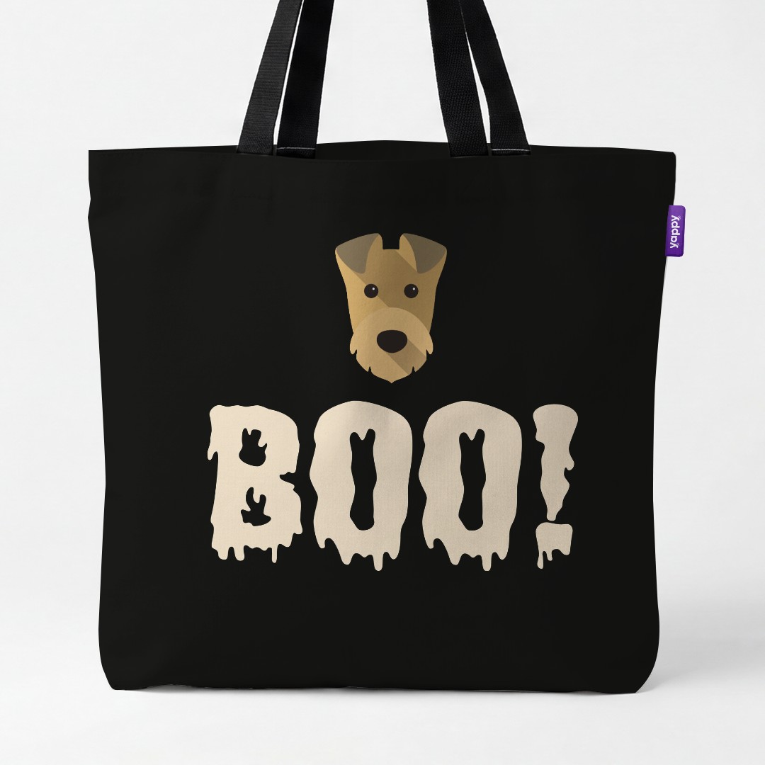 'Boo!' - Personalized {breedCommonName} Canvas Bag