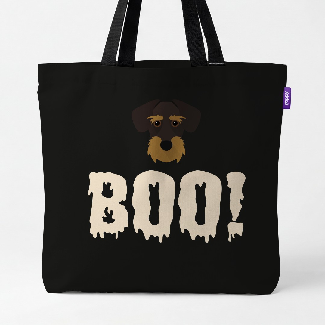 'Boo!' - Personalized {breedCommonName} Canvas Bag
