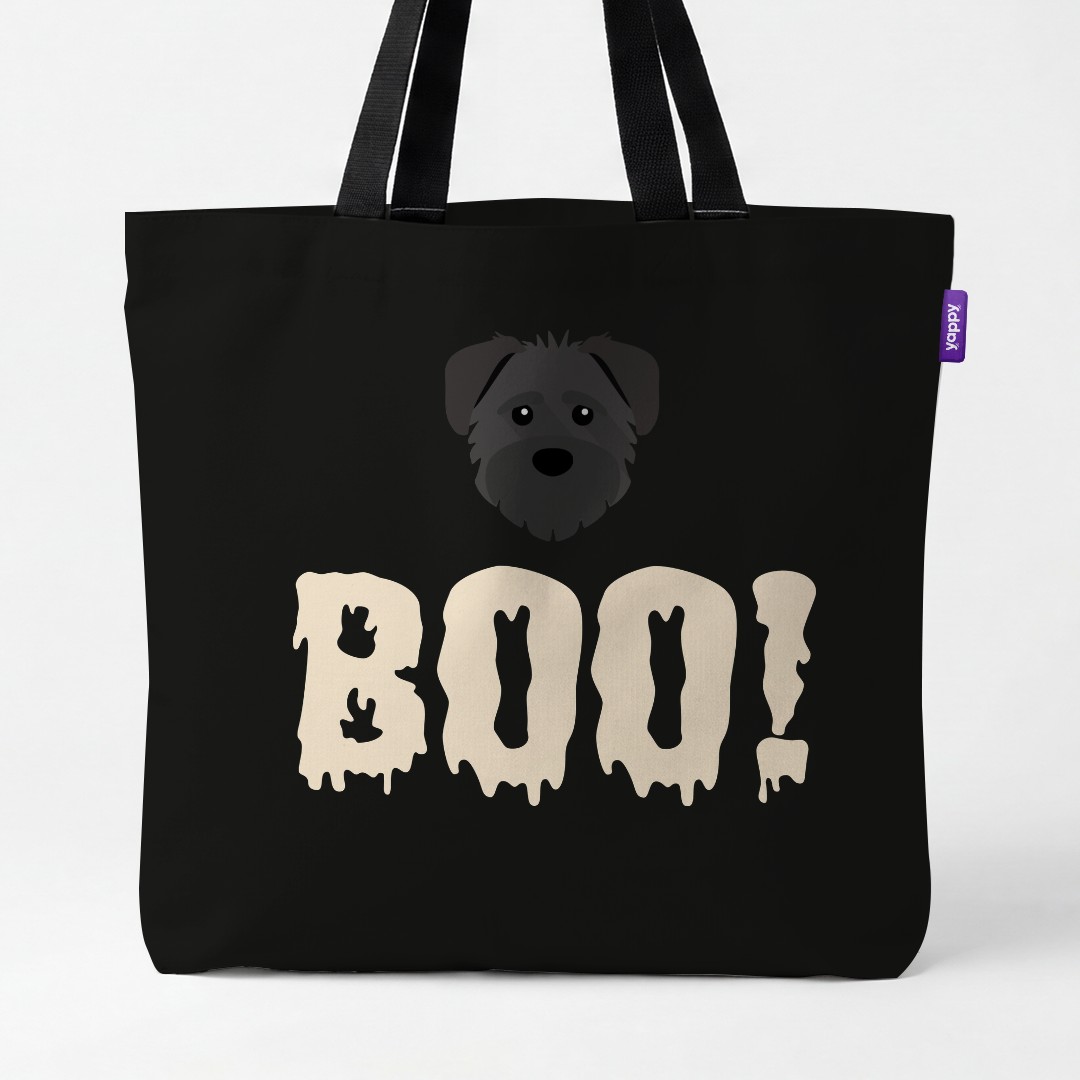 'Boo!' - Personalized {breedCommonName} Canvas Bag