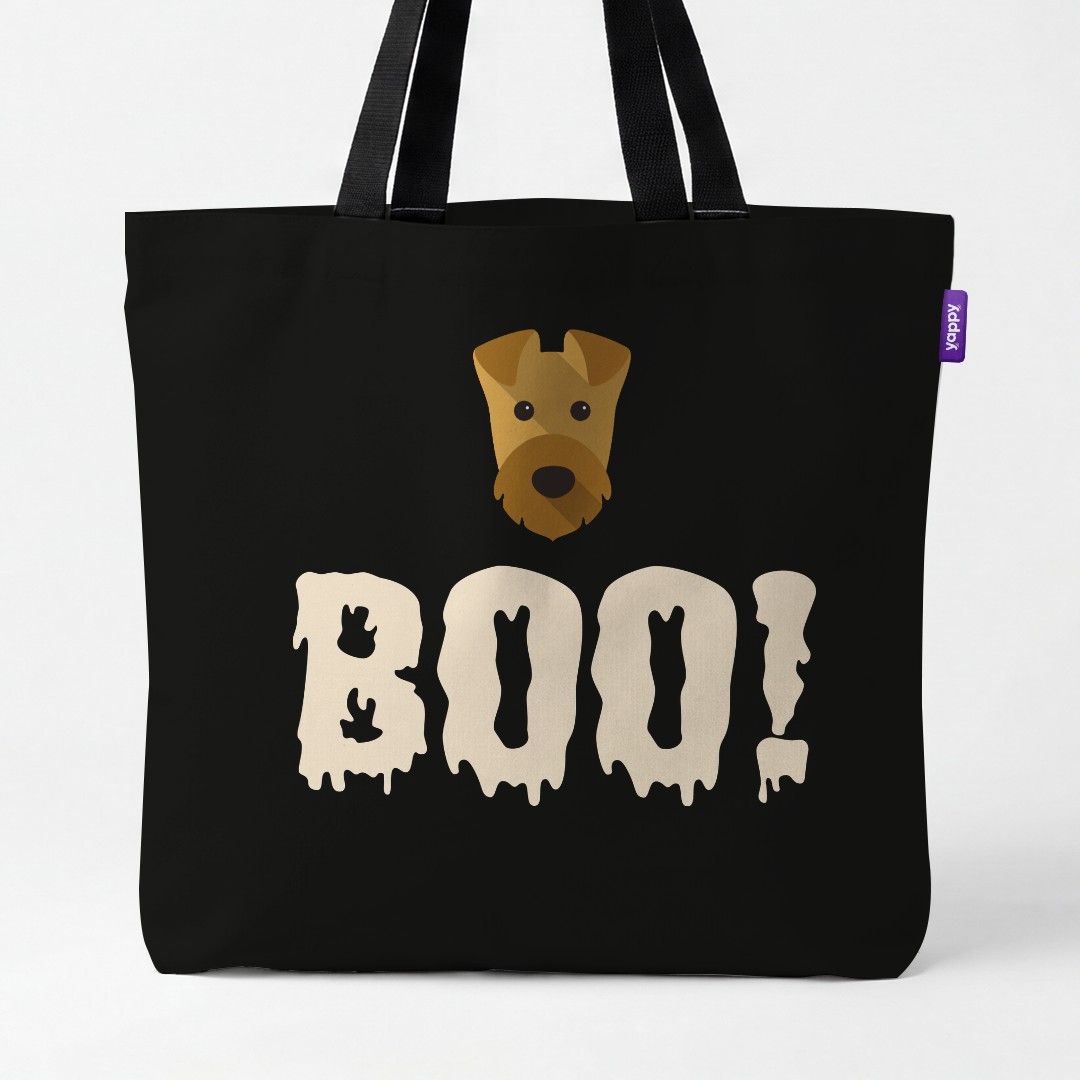 'Boo!' - Personalised {breedCommonName} Canvas Bag