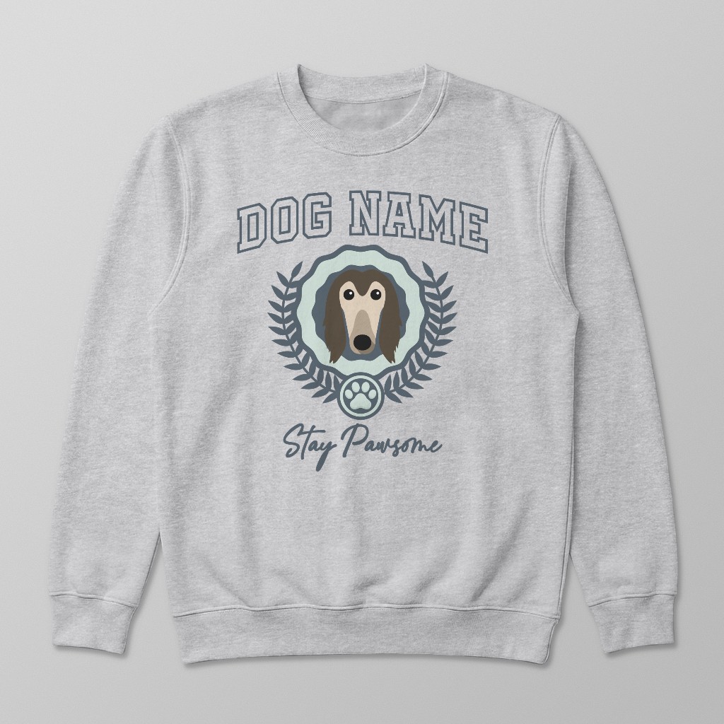 Stay Pawsome: Personalized {breedFullName} Sweatshirt