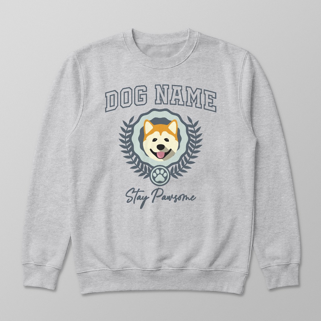 Stay Pawsome: Personalized {breedFullName} Sweatshirt