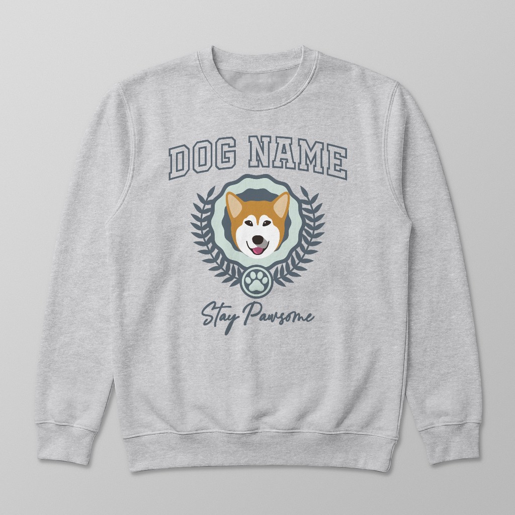 Stay Pawsome: Personalized {breedFullName} Sweatshirt