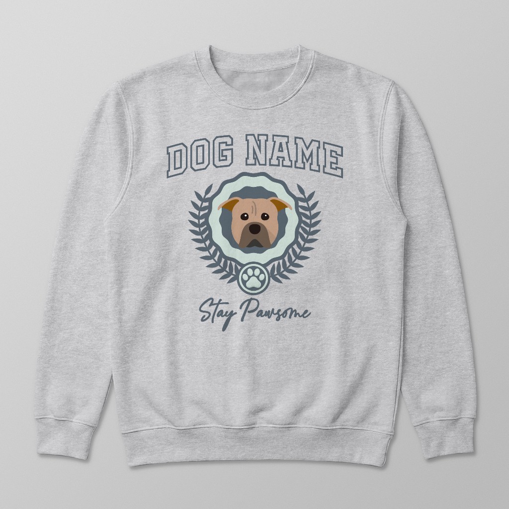 Stay Pawsome: Personalized {breedFullName} Sweatshirt