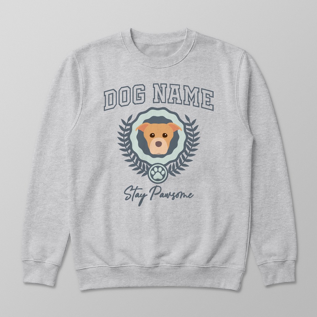 Stay Pawsome: Personalized {breedFullName} Sweatshirt