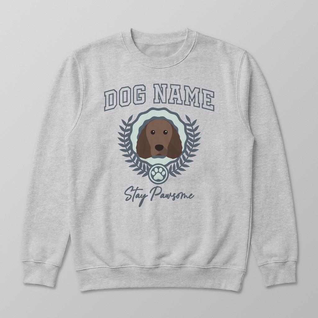 Stay Pawsome: Personalized {breedFullName} Sweatshirt