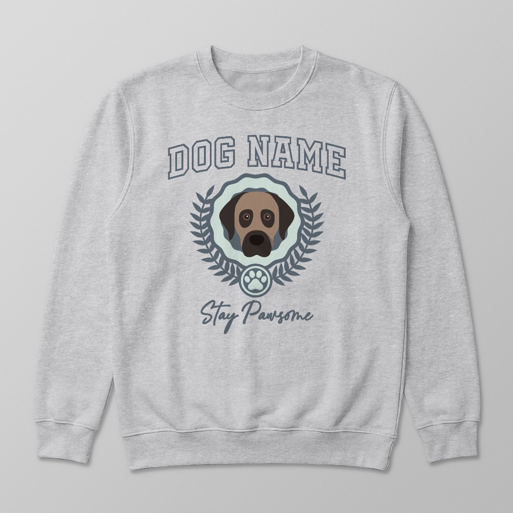 Stay Pawsome: Personalized {breedFullName} Sweatshirt