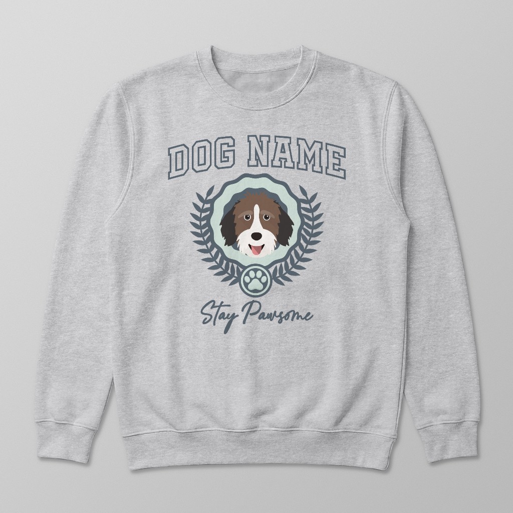 Stay Pawsome: Personalized {breedFullName} Sweatshirt