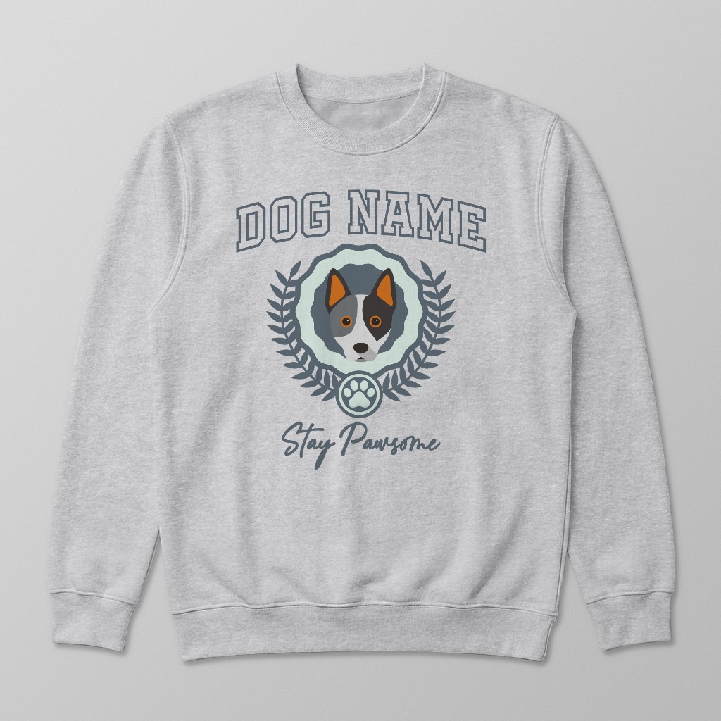 Stay Pawsome: Personalized {breedFullName} Sweatshirt