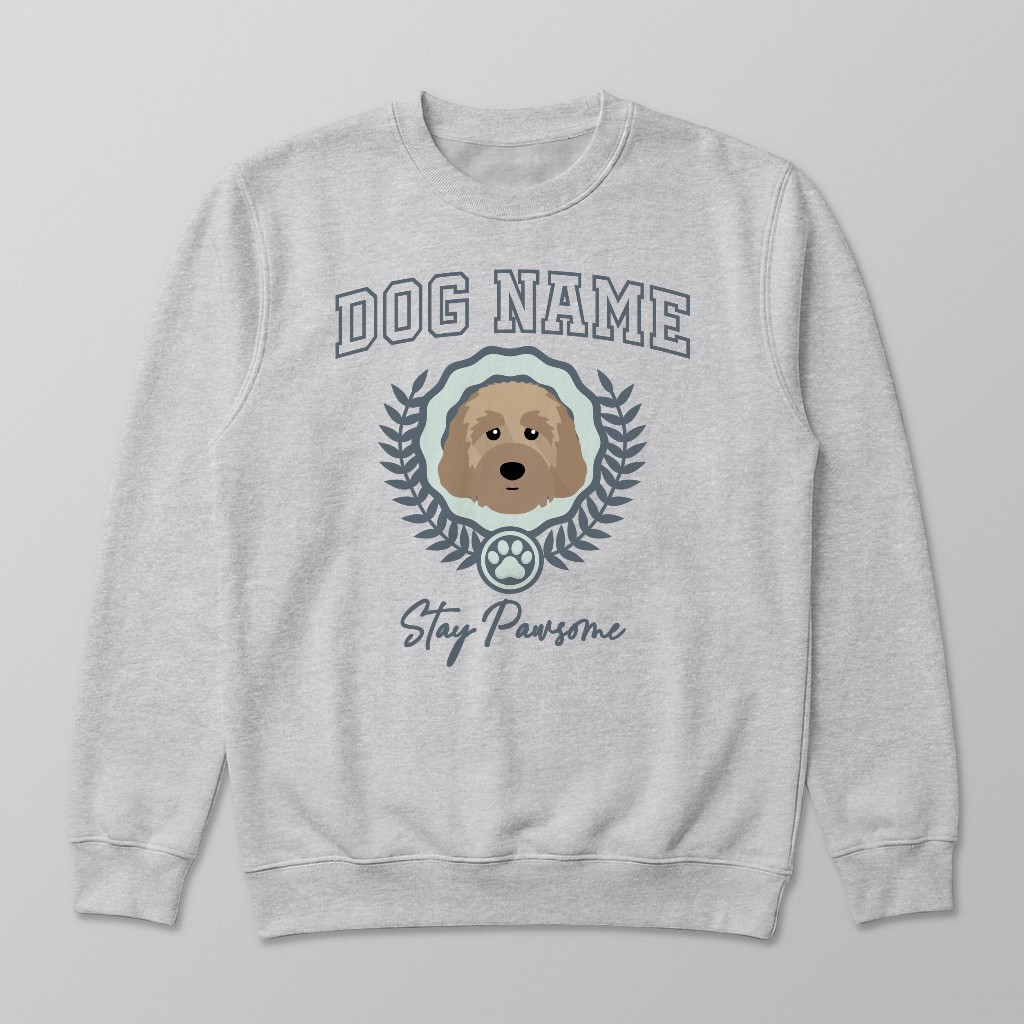 Stay Pawsome: Personalized {breedFullName} Sweatshirt