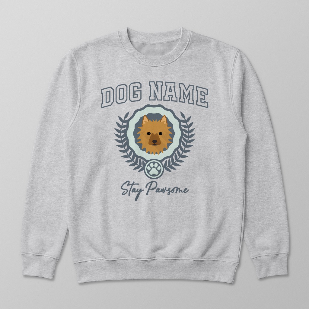 Stay Pawsome: Personalized {breedFullName} Sweatshirt