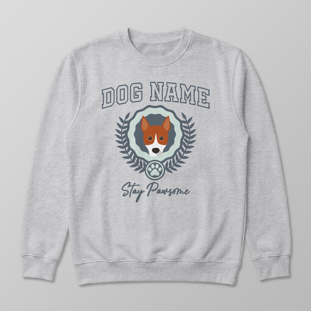 Stay Pawsome: Personalized {breedFullName} Sweatshirt