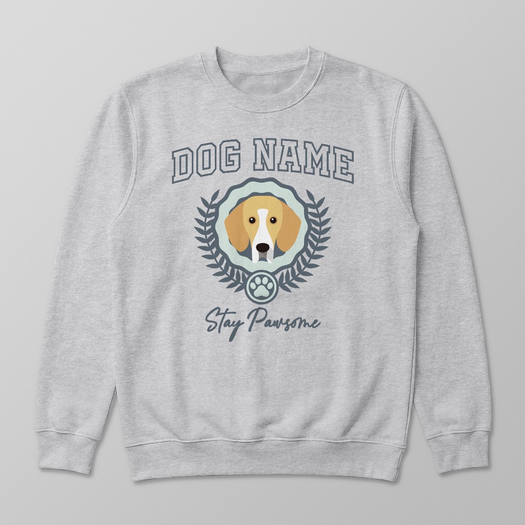 Stay Pawsome: Personalized {breedFullName} Sweatshirt