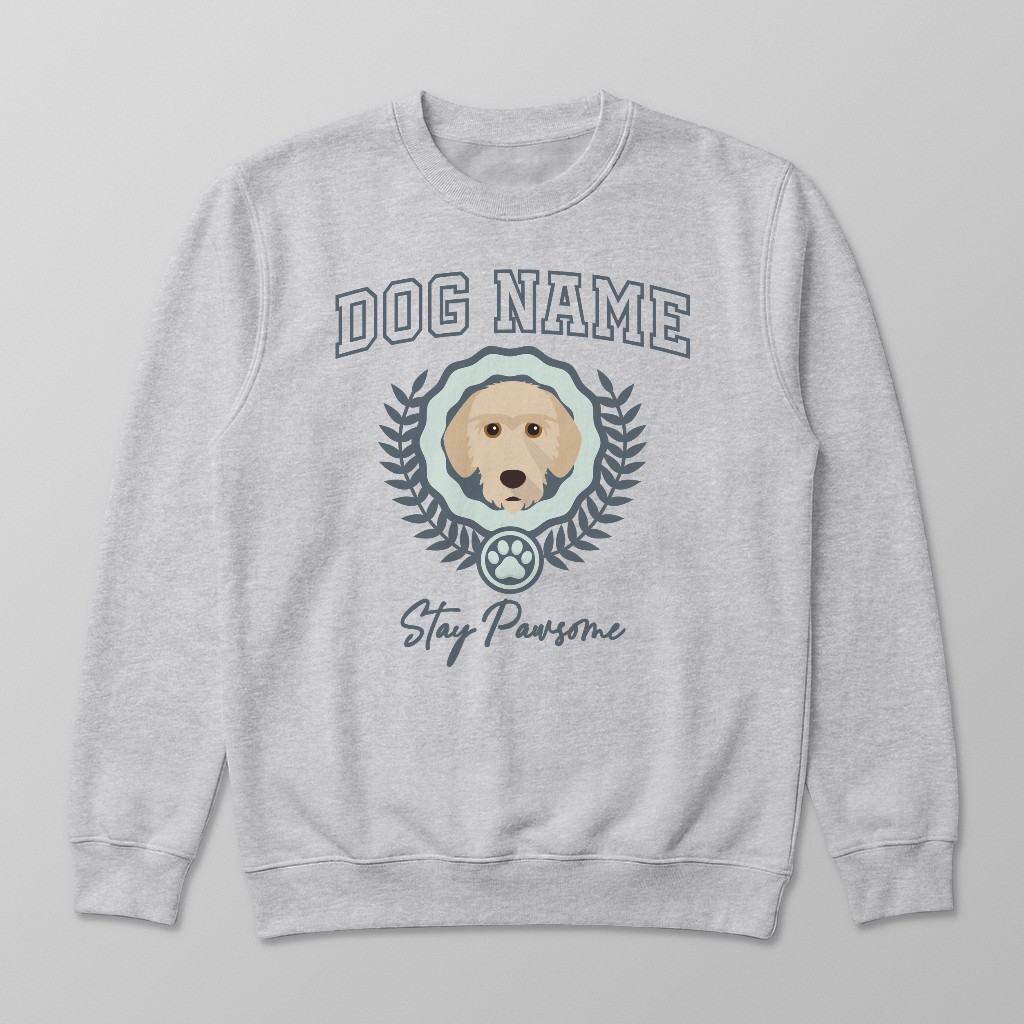 Stay Pawsome: Personalized {breedFullName} Sweatshirt