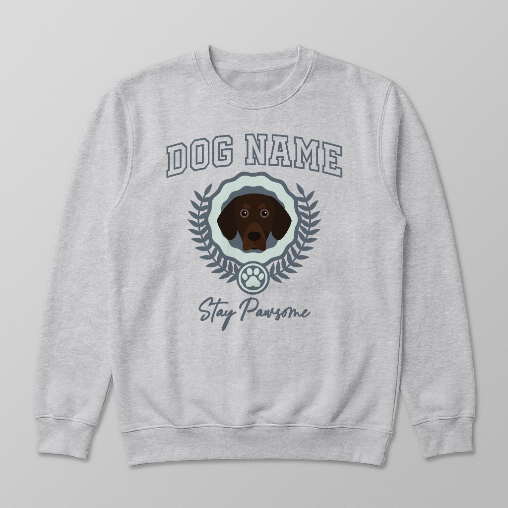 Stay Pawsome: Personalized {breedFullName} Sweatshirt