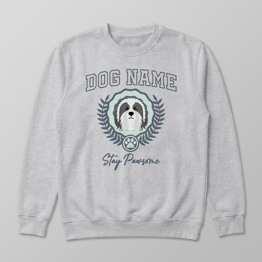 Stay Pawsome: Personalized {breedFullName} Sweatshirt