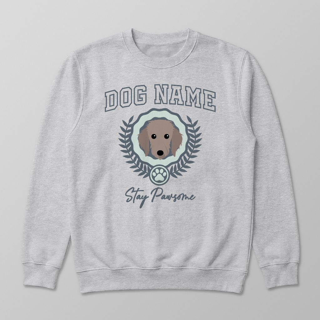 Stay Pawsome: Personalized {breedFullName} Sweatshirt