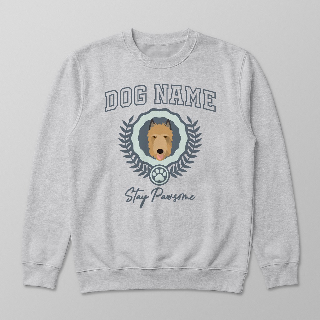 Stay Pawsome: Personalized {breedFullName} Sweatshirt