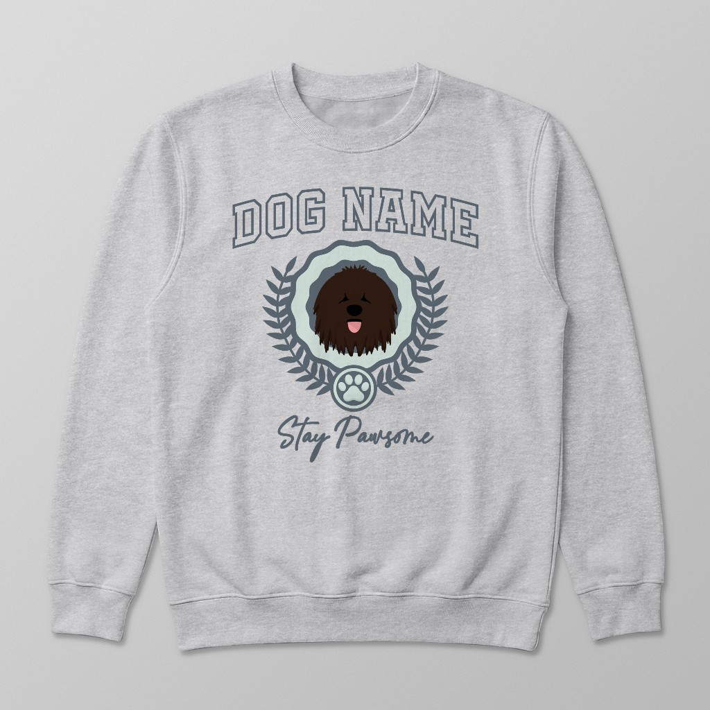 Stay Pawsome: Personalized {breedFullName} Sweatshirt