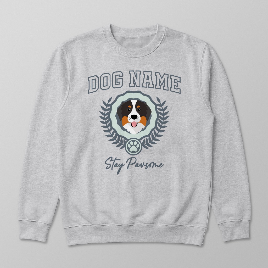 Stay Pawsome: Personalized {breedFullName} Sweatshirt