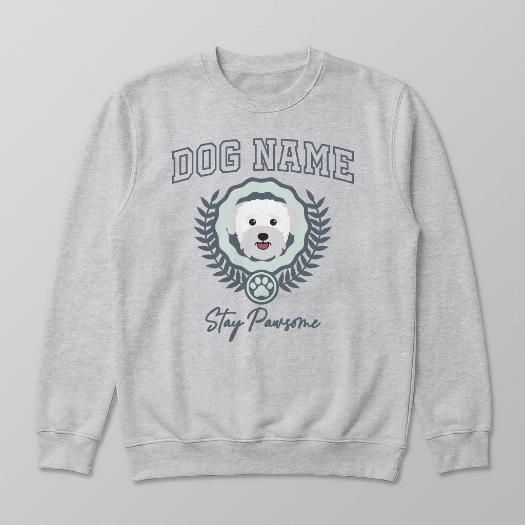 Stay Pawsome: Personalized {breedFullName} Sweatshirt