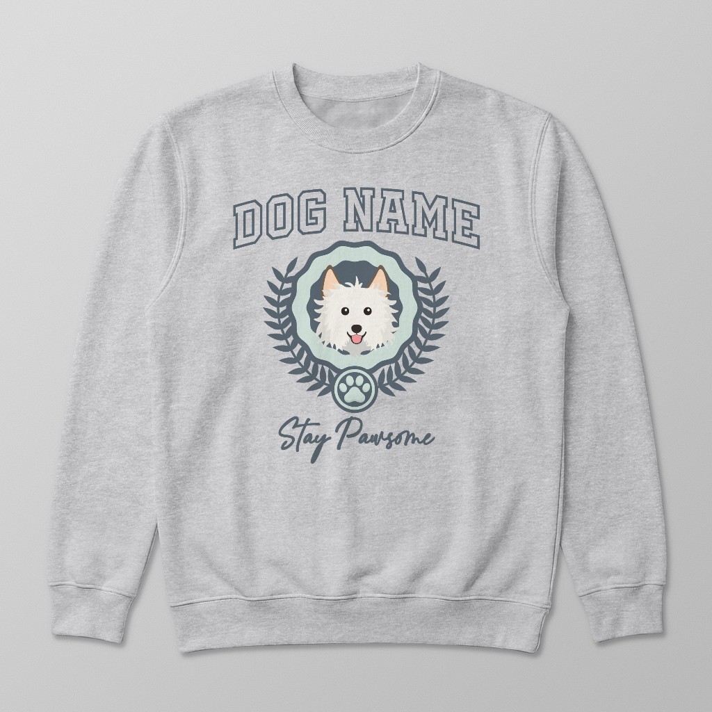 Stay Pawsome: Personalized {breedFullName} Sweatshirt