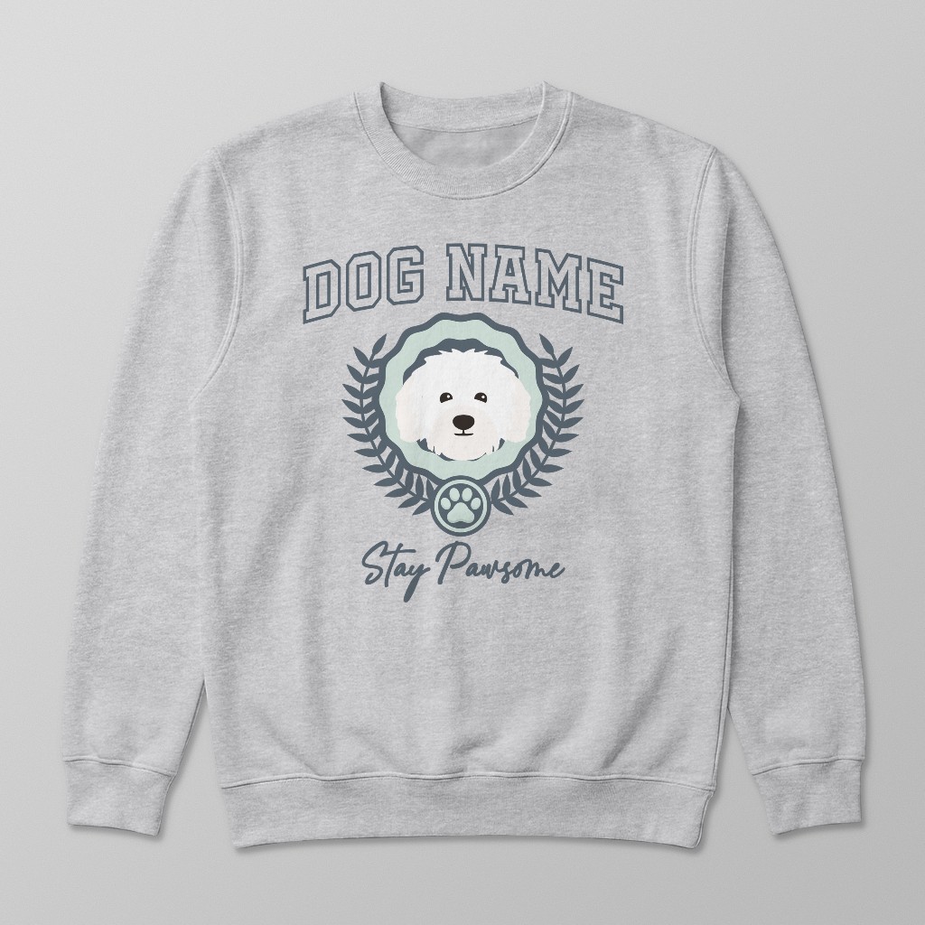 Stay Pawsome: Personalized {breedFullName} Sweatshirt