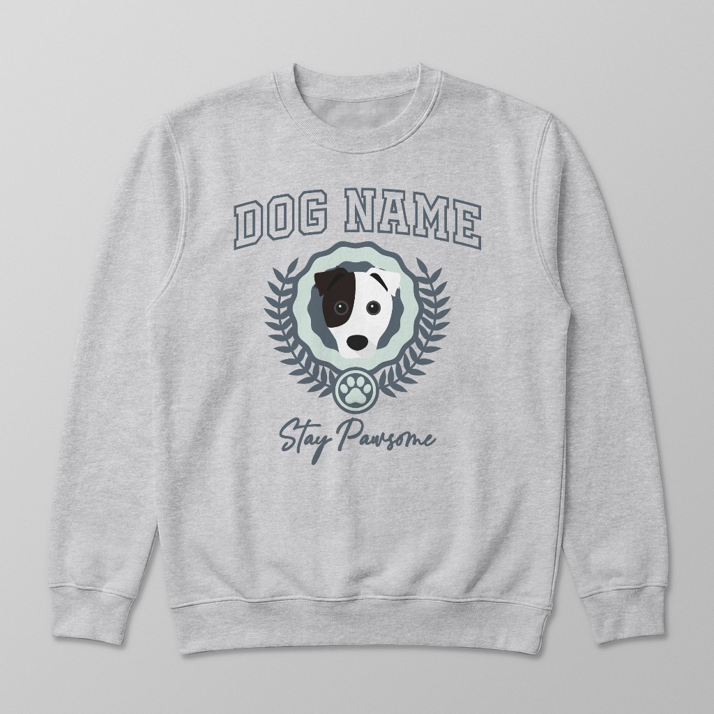 Stay Pawsome: Personalized {breedFullName} Sweatshirt