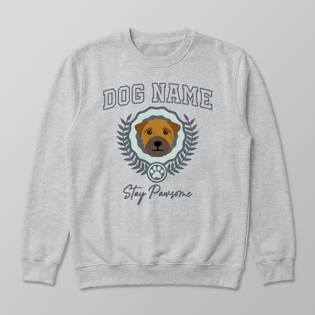 Stay Pawsome: Personalized {breedFullName} Sweatshirt