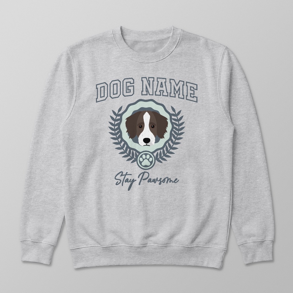 Stay Pawsome: Personalized {breedFullName} Sweatshirt