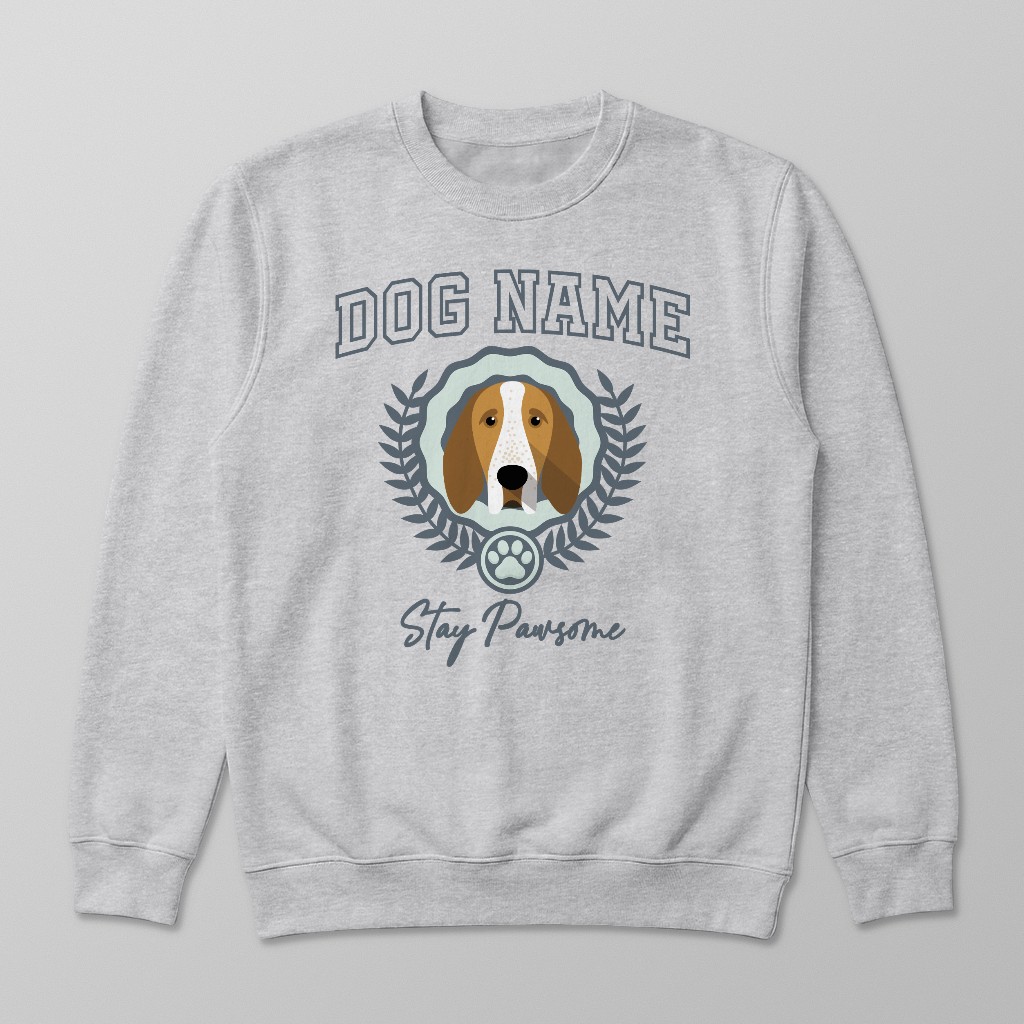 Stay Pawsome: Personalized {breedFullName} Sweatshirt