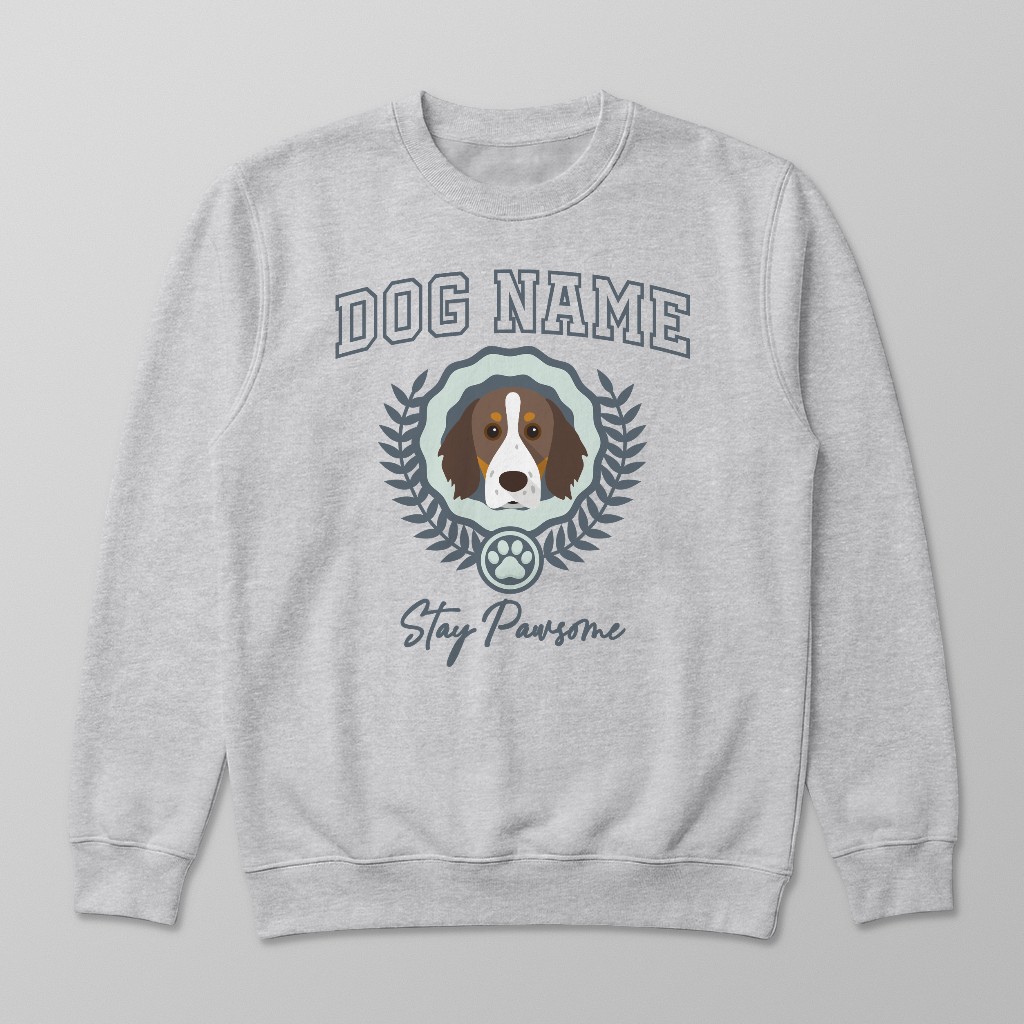 Stay Pawsome: Personalized {breedFullName} Sweatshirt