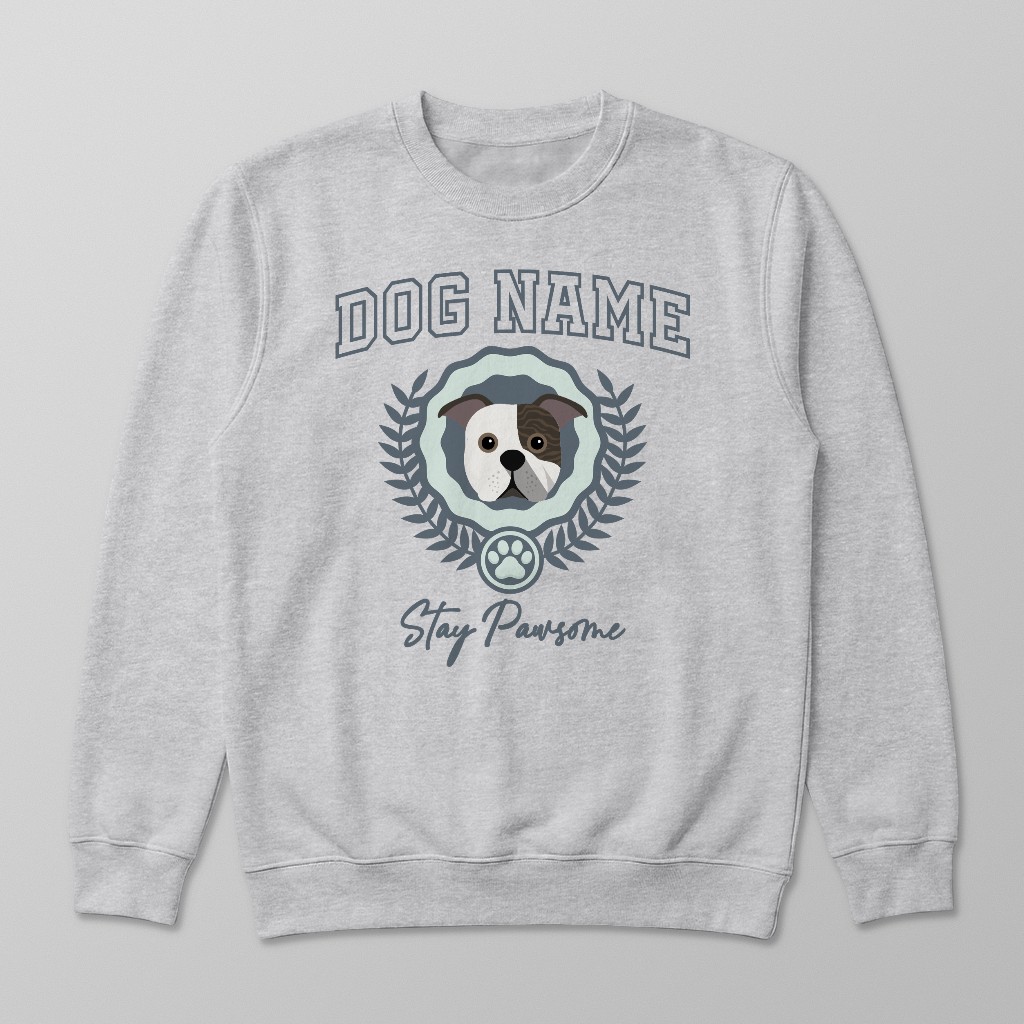 Stay Pawsome: Personalized {breedFullName} Sweatshirt