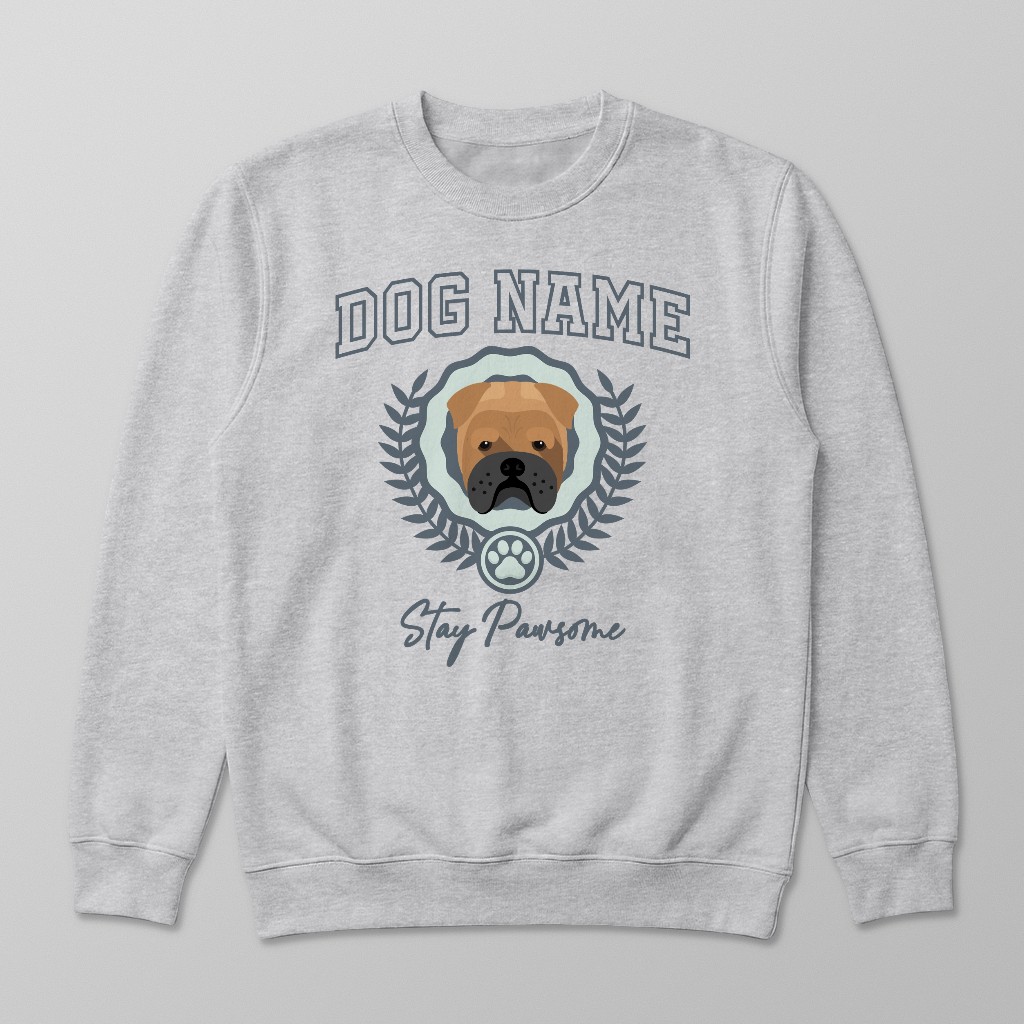 Stay Pawsome: Personalized {breedFullName} Sweatshirt