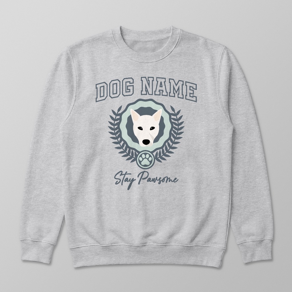 Stay Pawsome: Personalized {breedFullName} Sweatshirt